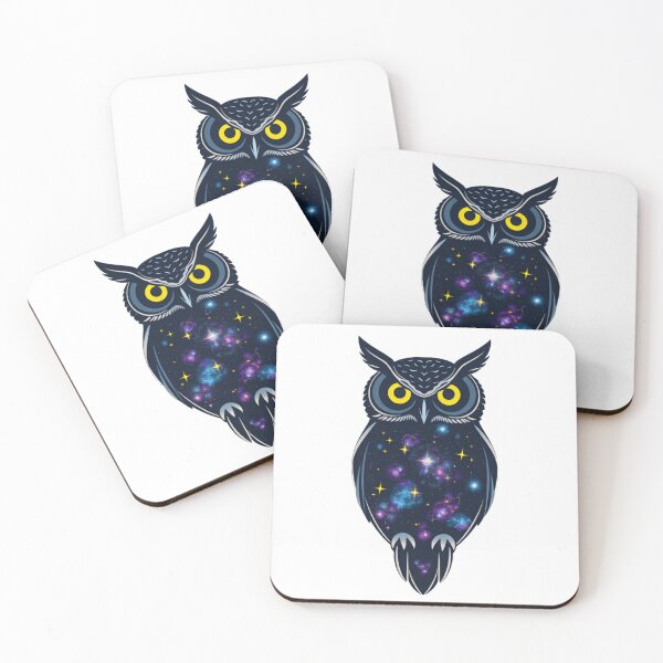 Item preview, Majestic Owl (space) designed and sold by ColoCryptonaut.