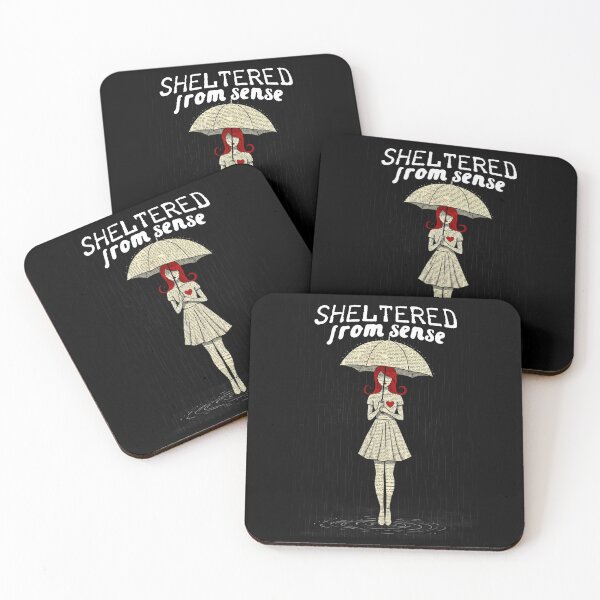 Item preview, Sheltered From Sense Under Black White Red Storm designed and sold by SplashTastic.