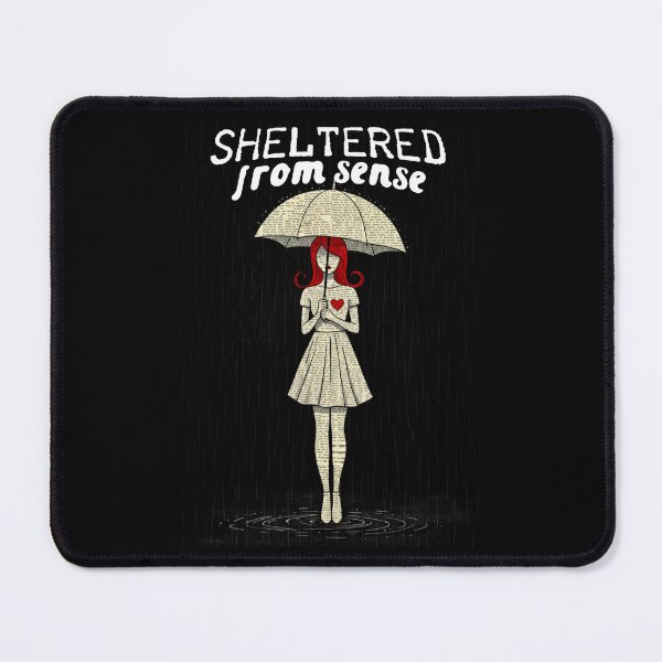 Item preview, Sheltered From Sense Under Black White Red Storm designed and sold by SplashTastic.