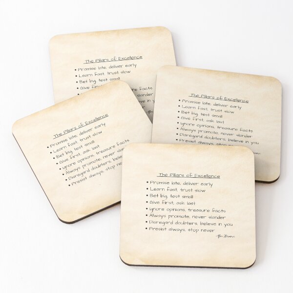 Item preview, The Pillars of Excellence! designed and sold by ReadytoWork.