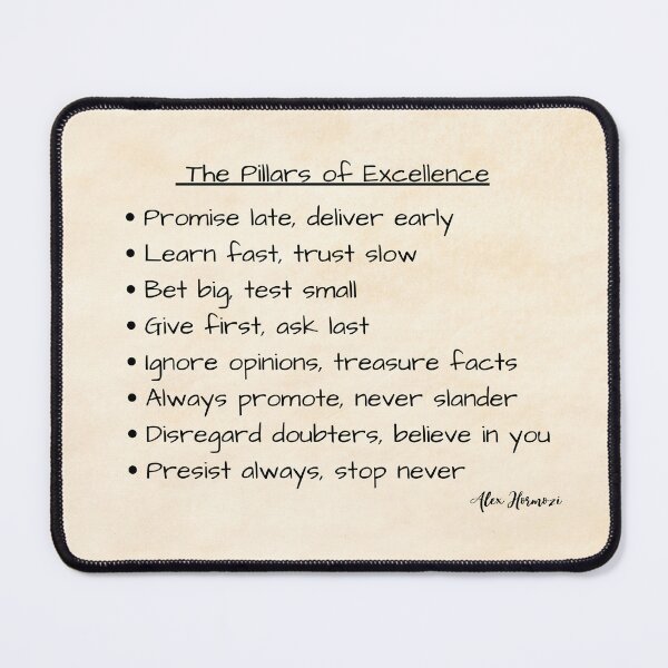 Item preview, The Pillars of Excellence! designed and sold by ReadytoWork.