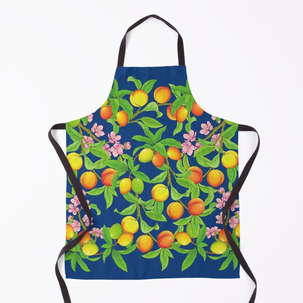 Item preview, Vibrant Peach & Blossom Botanical Pattern designed and sold by Zakrytos ★★★★★.