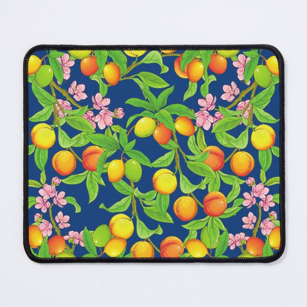 Item preview, Vibrant Peach & Blossom Botanical Pattern designed and sold by Zakrytos ★★★★★.