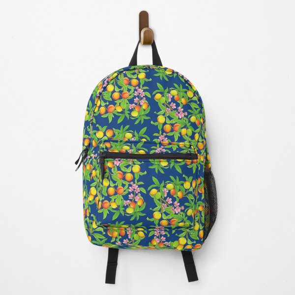 Item preview, Vibrant Peach & Blossom Botanical Pattern designed and sold by Zakrytos ★★★★★.