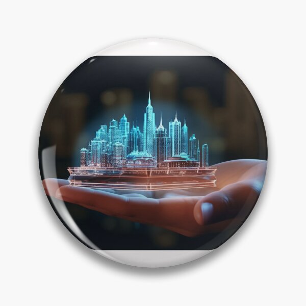 Item preview, Holographic City in Hand designed and sold by WylieDesigns.