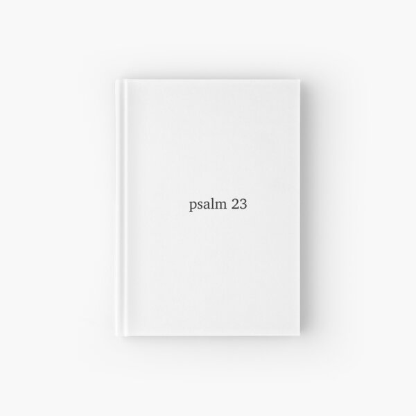 Aperçu de l'œuvre Autocollant chrétien minimaliste du verset biblique Psaume 23 créée et vendue par Auburn Artistry.