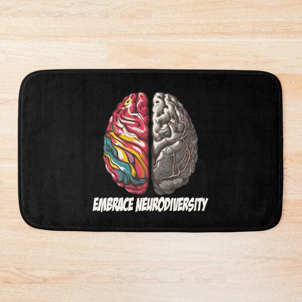 Item preview, Embrace Neurodiversity - colorful brain  - Autistic Gril Boy  designed and sold by Smix Pixels.