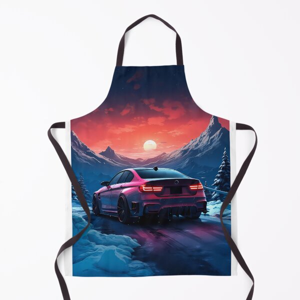 Item preview, Sports Sedan & Stunning Sunset In Alps designed and sold by RevUpDesign.