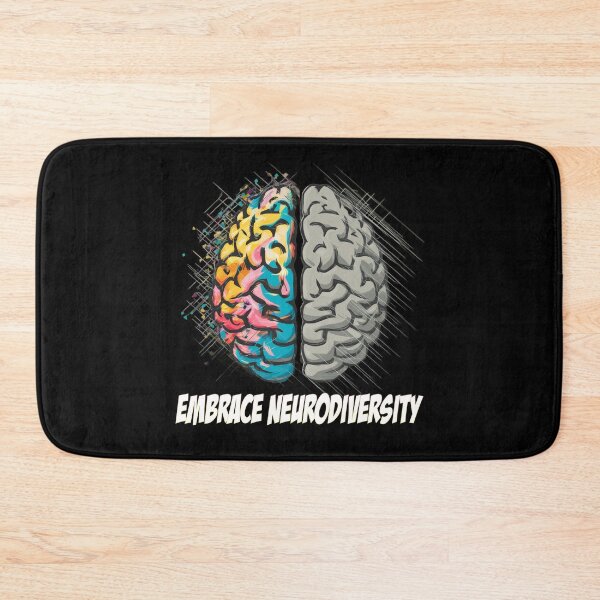 Item preview, Embrace Neurodiversity - colorful brain  - Autistic Gril Boy  designed and sold by Smix Pixels.
