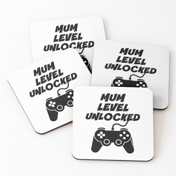 Item preview, Mum Level Unlocked designed and sold by PaulSDesign.