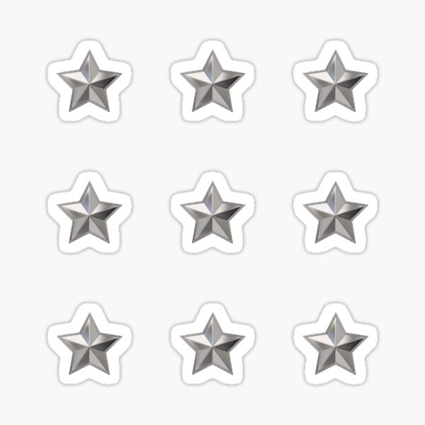 Item preview, Shining Silver Stars designed and sold by AppliedDesigns1.