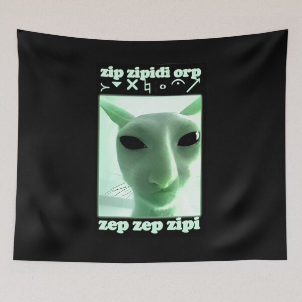 Item preview, Alien Cat Dank Meme designed and sold by Antonous.