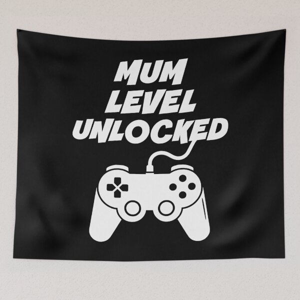 Item preview, Mum Level Unlocked designed and sold by PaulSDesign.