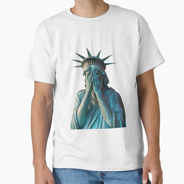 Item preview, Statue of Liberty crying designed and sold by Delphimages Art.