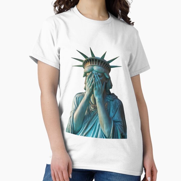 Item preview, Statue of Liberty crying designed and sold by Delphimages Art.