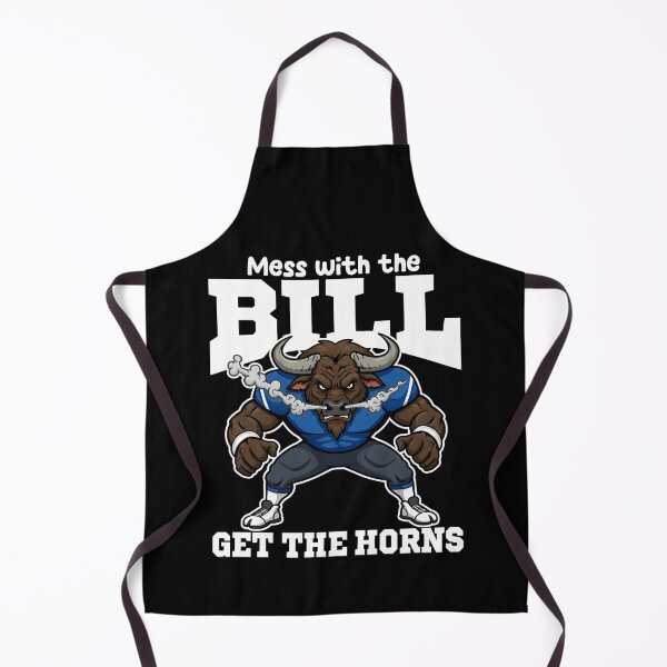Item preview, MESS WITH THE BILL, GET THE HORNS - BUFFALOS FOOTBALL GIFT designed and sold by KEF Custom.