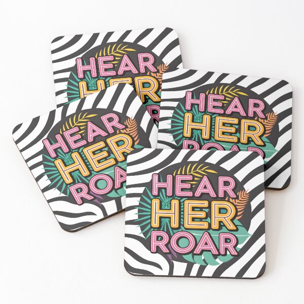 Item preview, Hear Her Roar - Bold Women's History Month 2025 Design designed and sold by AnnDesignStudio.