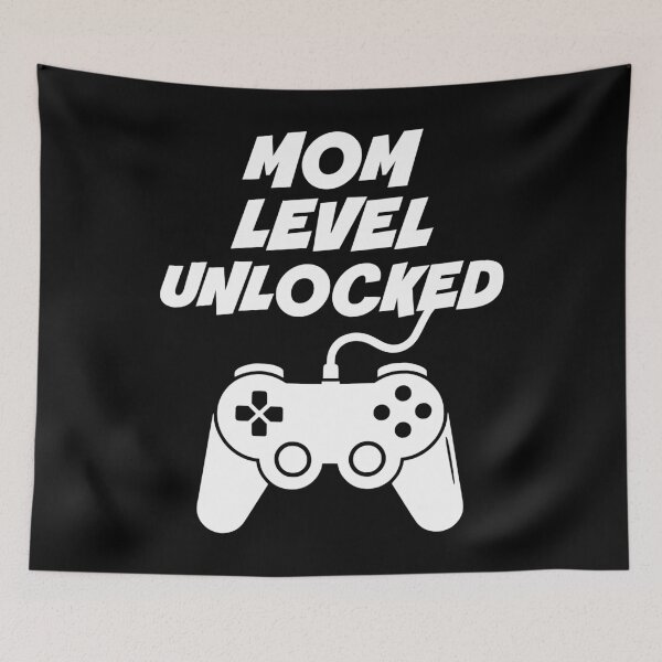 Item preview, Mom Level Unlocked designed and sold by PaulSDesign.