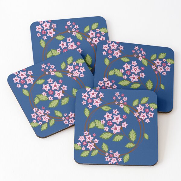Item preview, Botanical Hoya & Rose Leaf Harmony designed and sold by Zakrytos ★★★★★.