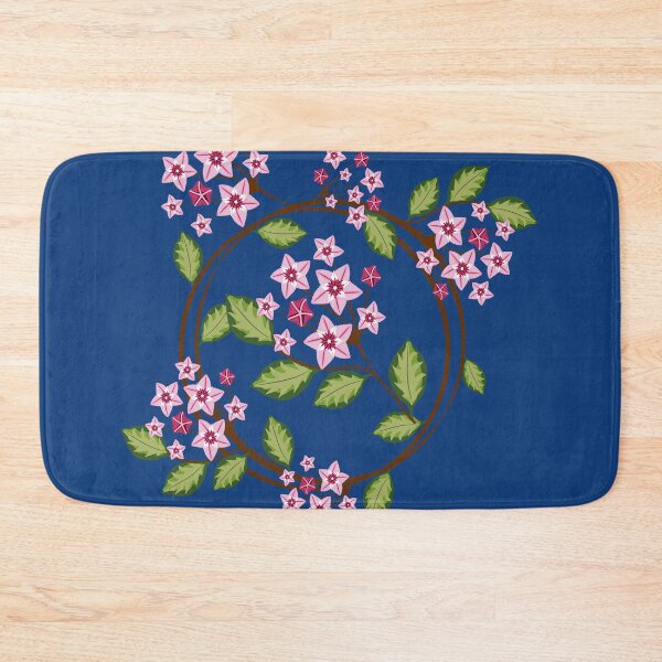 Item preview, Botanical Hoya & Rose Leaf Harmony designed and sold by Zakrytos ★★★★★.
