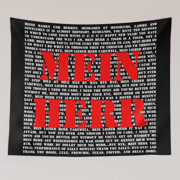 Item preview, Cabaret lyrics designed and sold by broadwaygirl142.