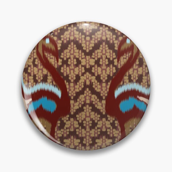 Item preview, Thai Ikat Mythical Swan | Traditional Asian Textile Art designed and sold by Mondee Shop.