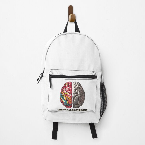 Item preview, Embrace Neurodiversity - colorful brain  - Autistic Gril Boy  designed and sold by Smix Pixels.