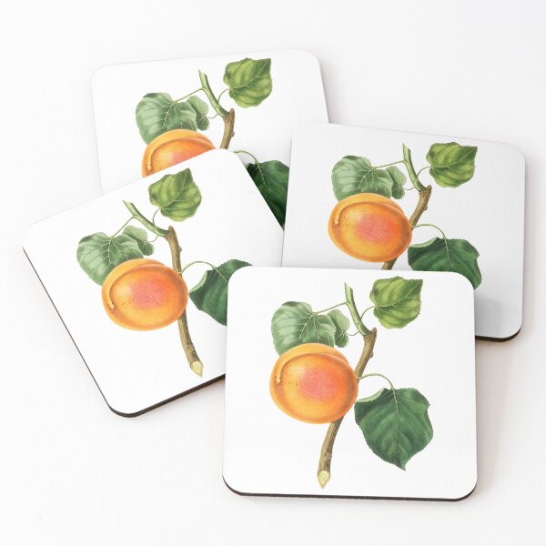 Item preview, Antique Bright Orange Apricot On A Branch designed and sold by IrisAndIvy.
