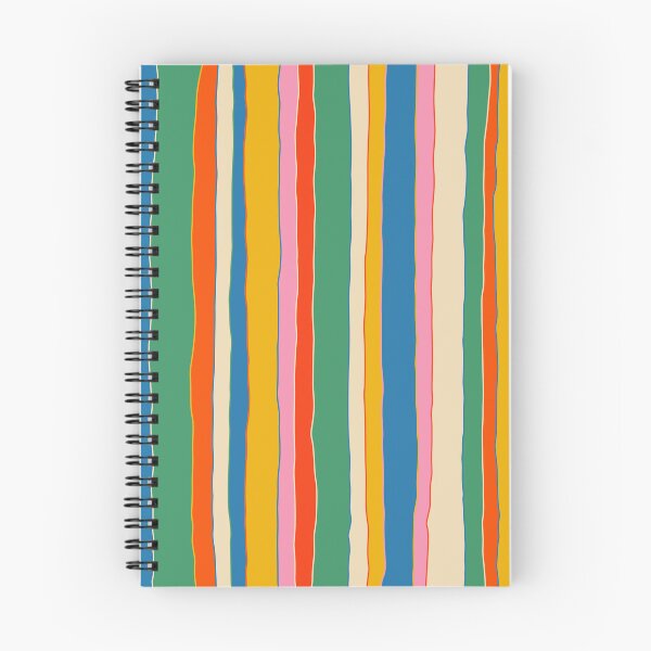 Item preview, Colorful Stripes Vibrant Retro Contemporary Irregular Serrate Vertical Stripe Pattern designed and sold by kierkegaard.