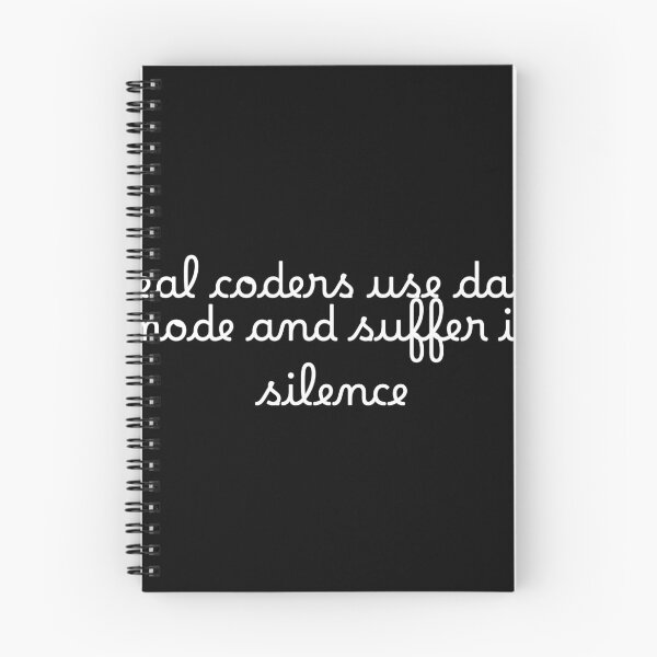 Item preview, Real coders use dark mode and suffer in silence designed and sold by Ninjacatoff.