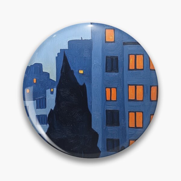 Item preview, Apartment complex | Post-impressionist painting style designed and sold by ComicsFactory.