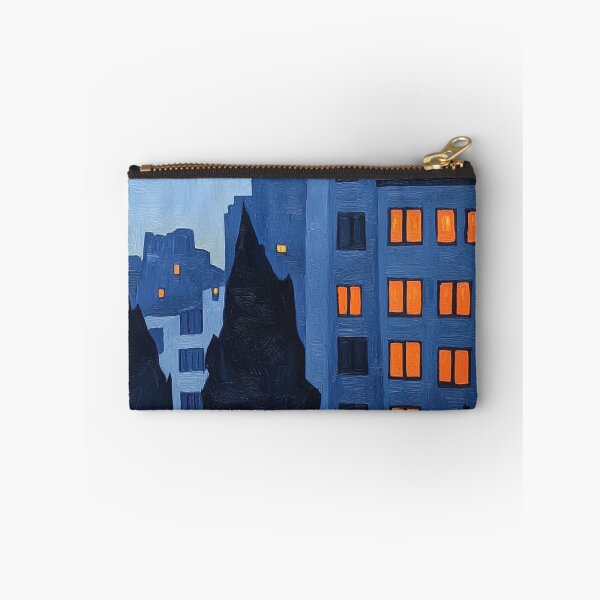 Item preview, Apartment complex | Post-impressionist painting style designed and sold by ComicsFactory.