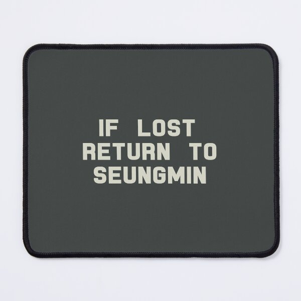 Item preview, If Lost Return to Seungmin Tee designed and sold by 2000sbabyangel.
