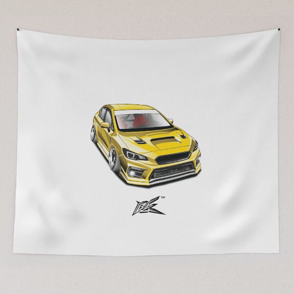 Item preview, jdm rally car yellow  designed and sold by NaquashM.
