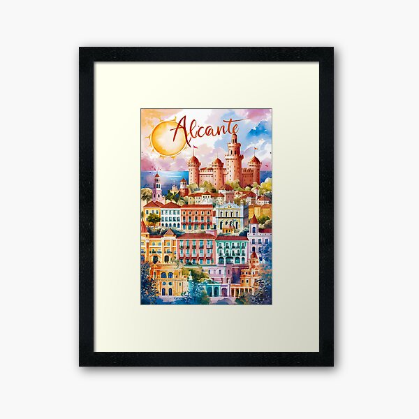Item preview, ALICANTE, panoramic views of the city and sea designed and sold by sirtonine.