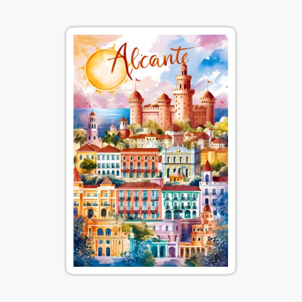 Item preview, ALICANTE, panoramic views of the city and sea designed and sold by sirtonine.