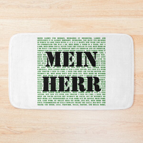 Item preview, Cabaret lyrics designed and sold by broadwaygirl142.