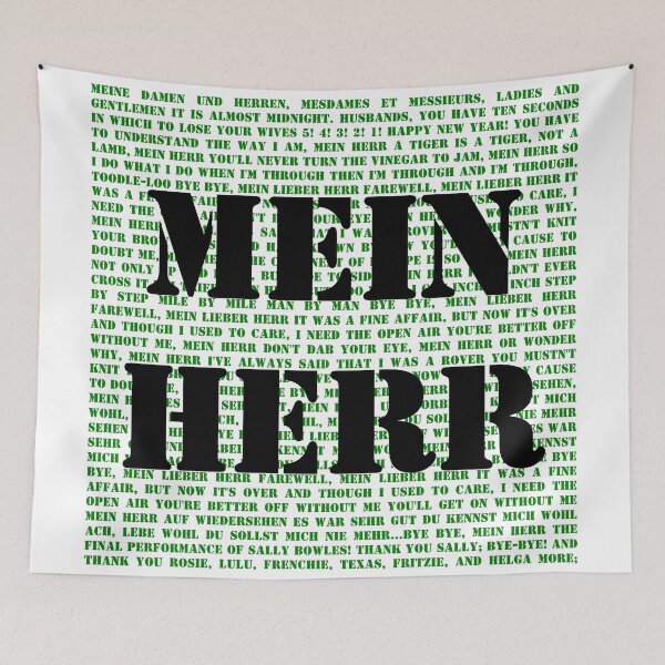 Item preview, Cabaret lyrics designed and sold by broadwaygirl142.