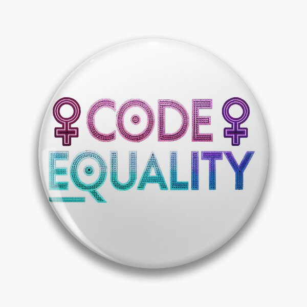 Item preview, Code Equality: Women's History Month 2025 Digital Neon Art designed and sold by AnnDesignStudio.