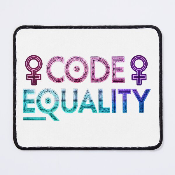 Item preview, Code Equality: Women's History Month 2025 Digital Neon Art designed and sold by AnnDesignStudio.