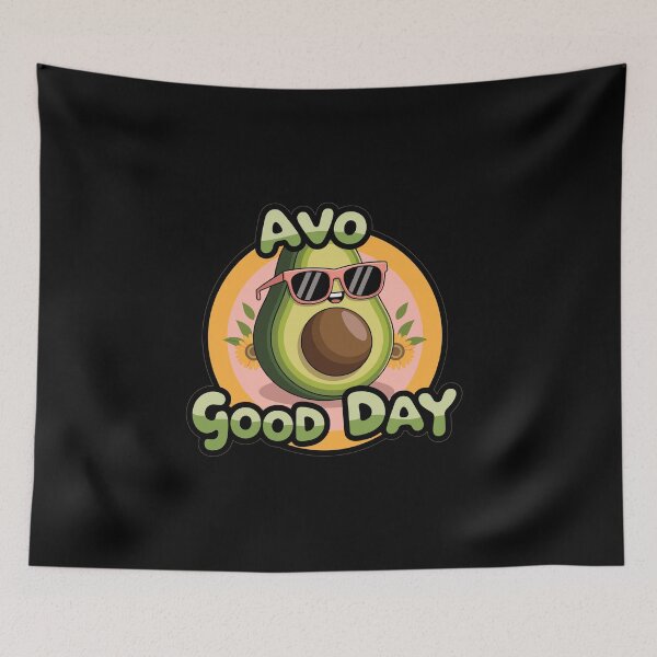 Item preview, Avo Good Day - Funny Avocado Cartoon designed and sold by MrERNST.