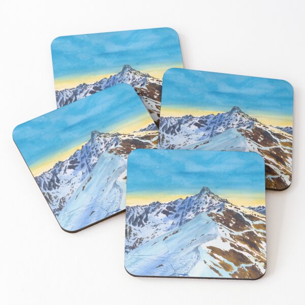 Item preview, Watercolour Tatra Mountains - Kasprowy Summit designed and sold by kasiawajda.