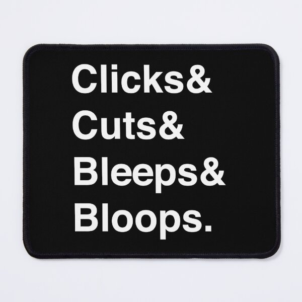 Item preview, glitch edm clicks cuts bleeps bloops designed and sold by goatboyjr.