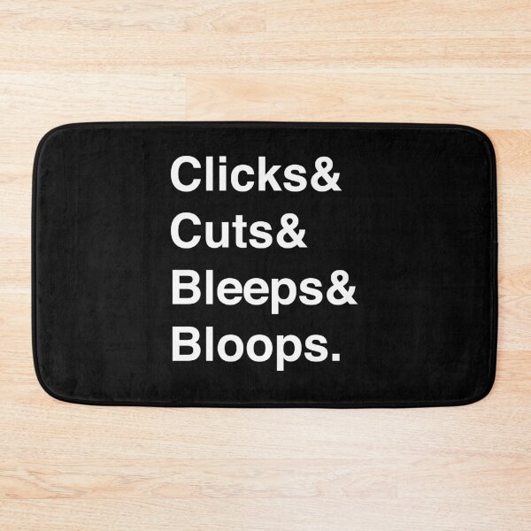 Item preview, glitch edm clicks cuts bleeps bloops designed and sold by goatboyjr.
