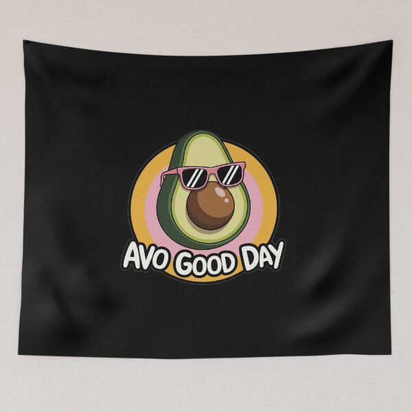 Item preview, Avo Good Day - Funny Avocado Cartoon designed and sold by MrERNST.
