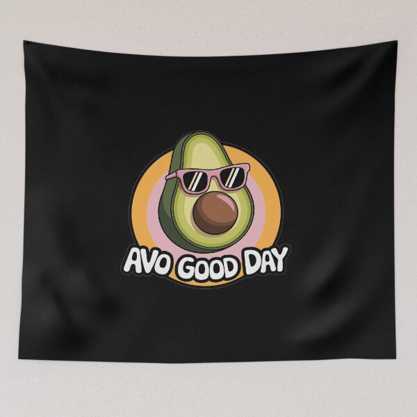 Item preview, Avo Good Day - Funny Avocado Cartoon designed and sold by MrERNST.