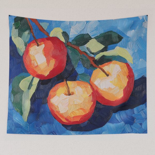 Item preview, Apple fruit | Post-impressionist painting style designed and sold by ComicsFactory.