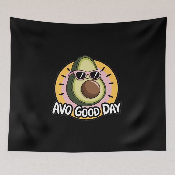 Item preview, Avo Good Day - Funny Avocado Cartoon designed and sold by MrERNST.