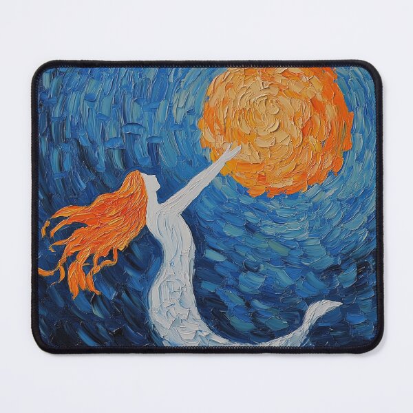 Item preview, Aquarius zodiac symbol | Post-impressionist painting style designed and sold by ComicsFactory.