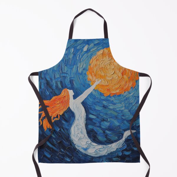 Item preview, Aquarius zodiac symbol | Post-impressionist painting style designed and sold by ComicsFactory.